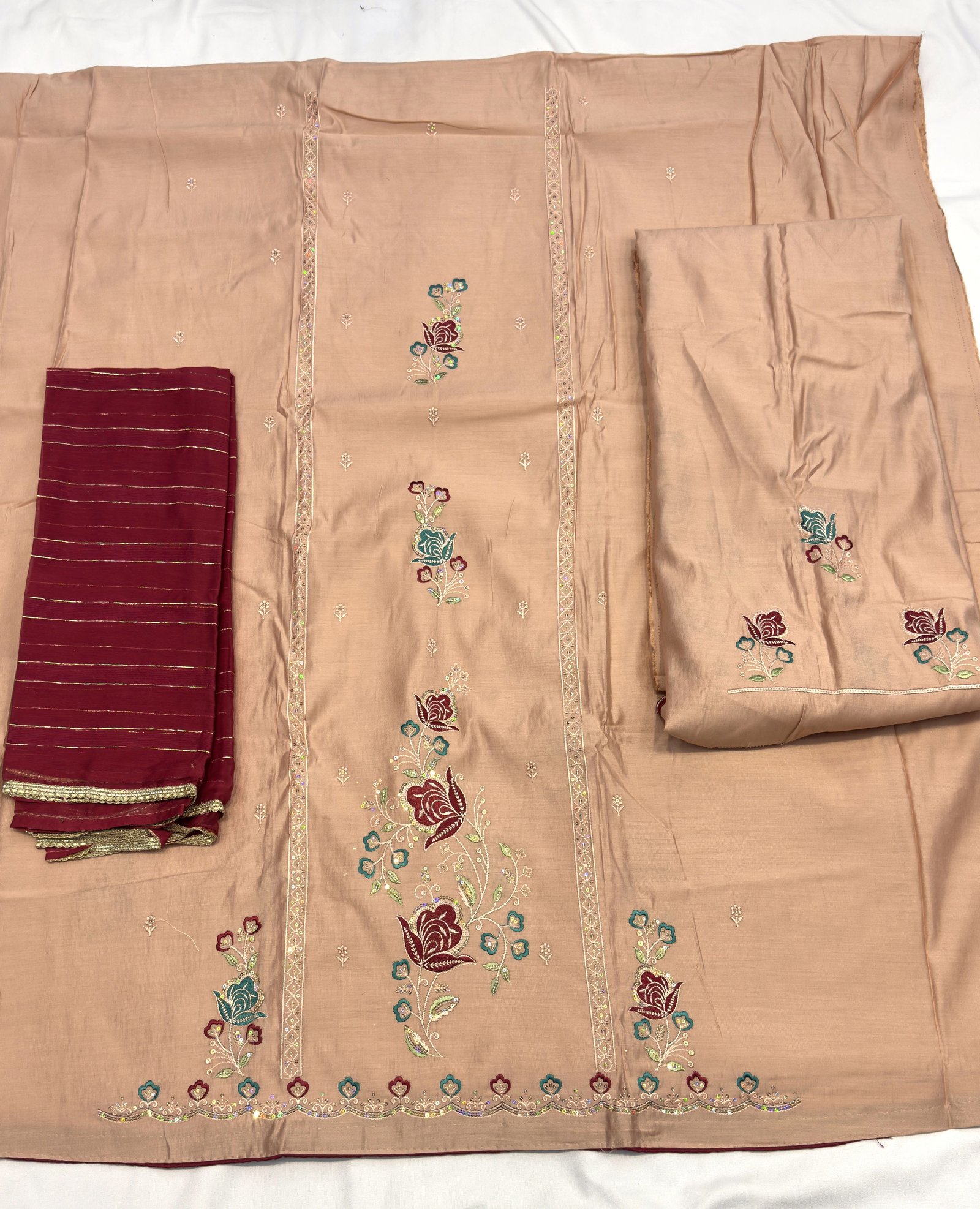 Choclate Fabric Candy With Bottom Work
